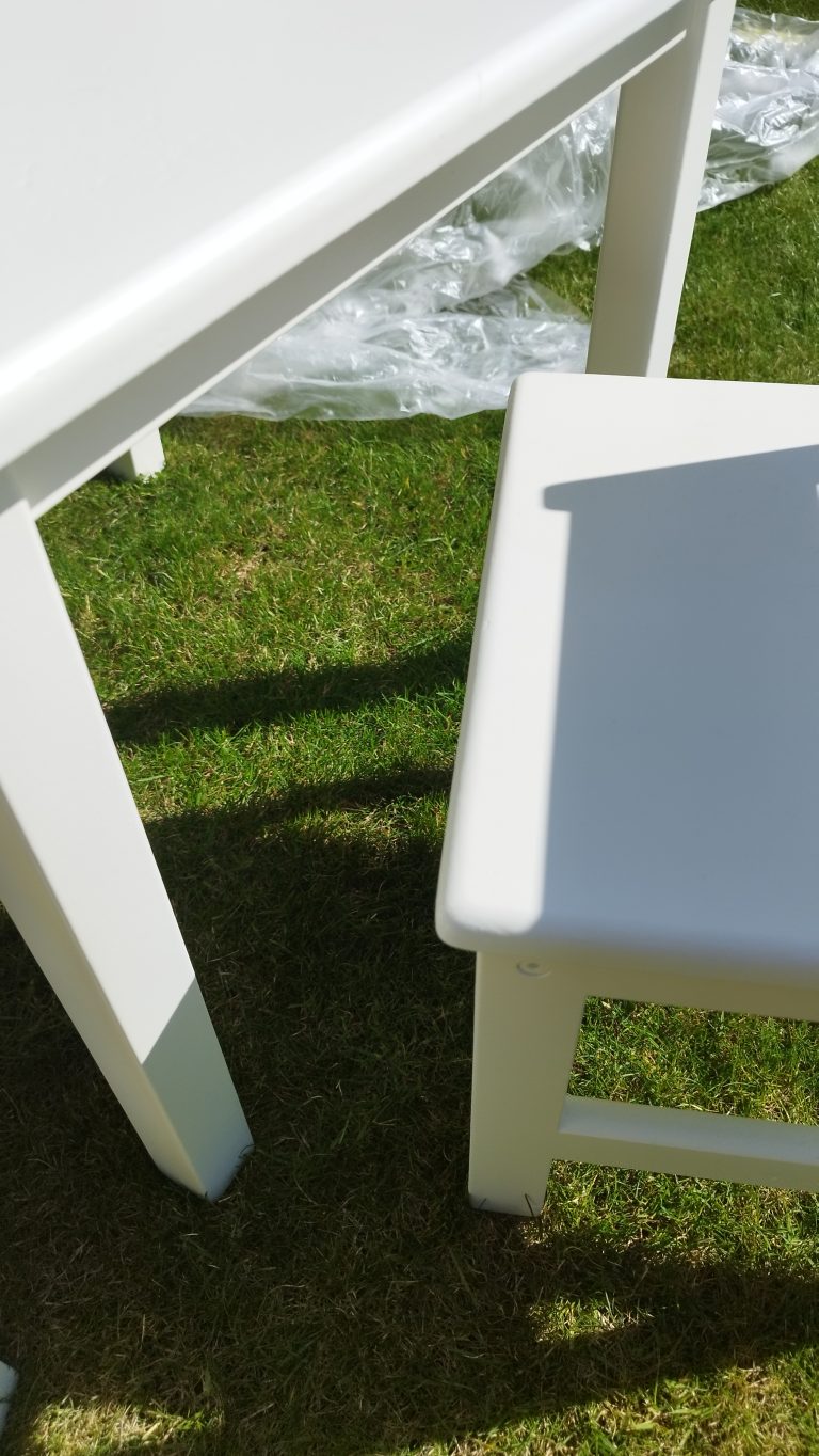 HVLP Paint spray furniture restoration James Taylor Vitality Creation Decor